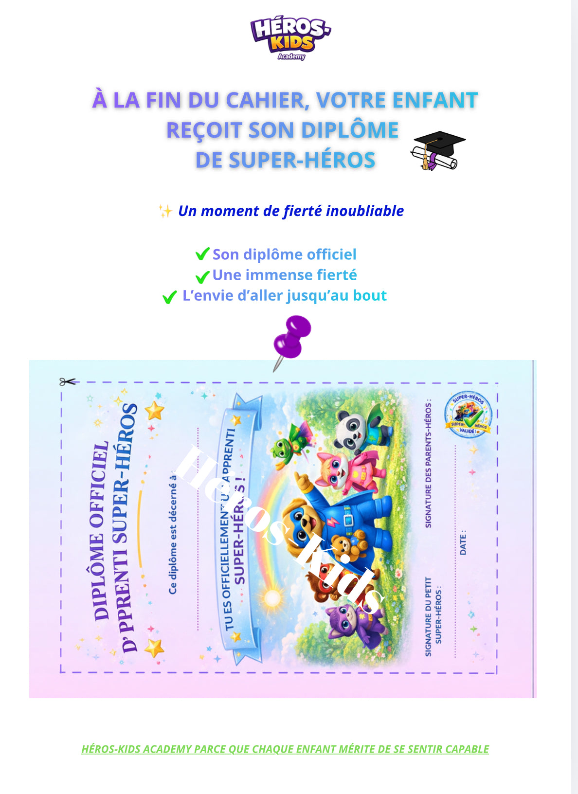 HÉROS-KIDS – Missions des Super-Héros 2-3ans (Bientôt disponible)