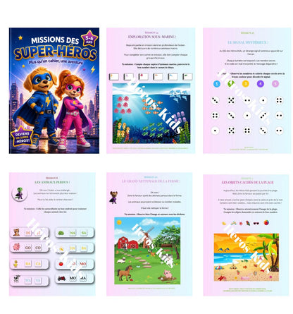 HÉROS-KIDS – Missions des Super-Héros (5-6 ans)